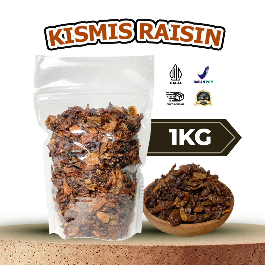 

KISMIS RAISIN 1KG ASAM MANIS TERMURAH OLEH OLEH HAJI DAN UMROH