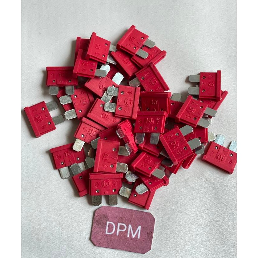 FUSE DX BIG-SEKRING TANCAP 10A BESAR KERAMIK/ FUSE BLADE KERAMIK