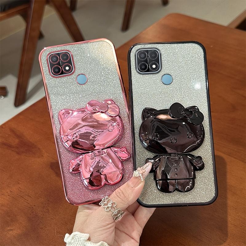 SoftCase HP Silikon Case Untuk OPPO A15s OPPOA15s CPH2185 Casing Berkilau Berlapis Handphone Phone C