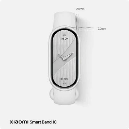 Xiaomi Smart Band 10 - Mi band Tampilan AMOLED 1.72 inci, Sensor Detak Jantung Optik & Oksimeter Nad