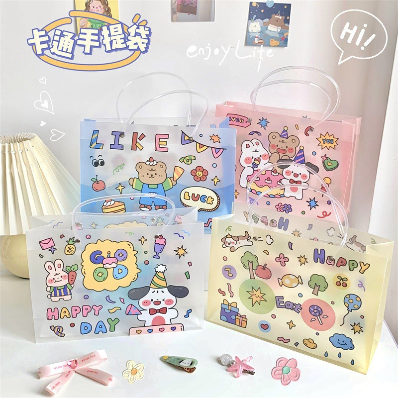 

Totebag Karakter Anak Lucu / Goodie Bag Ulang Tahun Anak