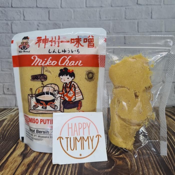 

miko chan white miso paste repack 100gr pasta putih halal mikochan
