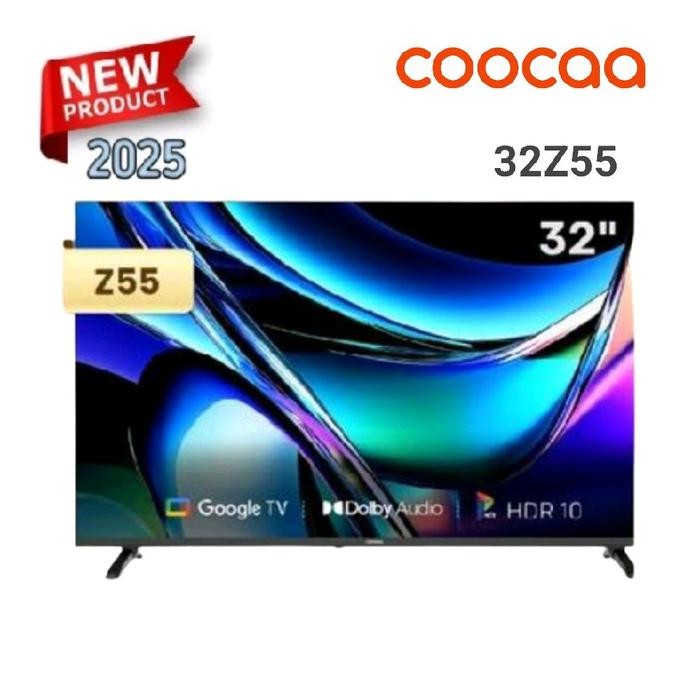 COOCAA TV 32 inch Z55-Google TV - Eye Care 5.0 -Dolby Audio - Find My Remote - Voice Control - HDR10