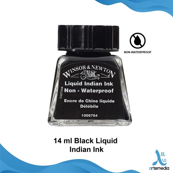 

♡START ˎˊ˗-[KYMALL] Accessories Promo Tinta Kaligrafi Winsor & Newton Liquid Indian Ink Calligraphy - 14ml