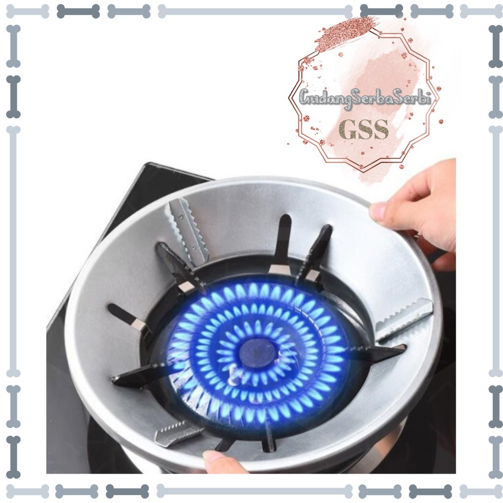 GSS - Tatakan Kompor Gas Stainless Steel Model Bulat Alas Kompor Tahan Panas 5011