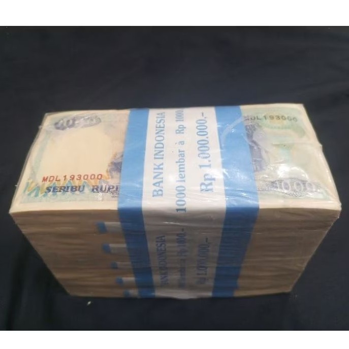 SB4 1 BRUT 1000 RUPIAH LONCAT BATU (1000 Lembar) ORIGINAL BI