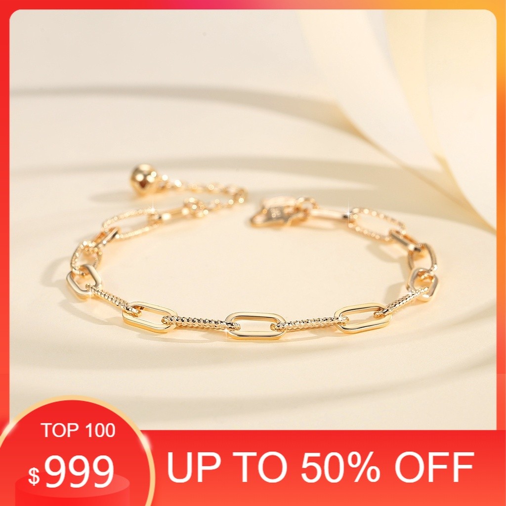 Beli 2 Lebih Murah Lanme Jewelry Gelang Wanita Titanium Emas Anti Karat Aksesoris Fashion Gelang Wan