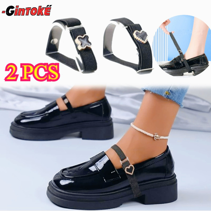 2PCS Tali Heels Pergelangan Tali Heels Pengganti Heels Tali Belakang Tali Sepatu Heels High Taly