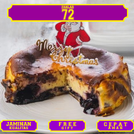 

BASQUE BURNT CHEESE CAKE with Blueberry Topping (BEST SELLER)