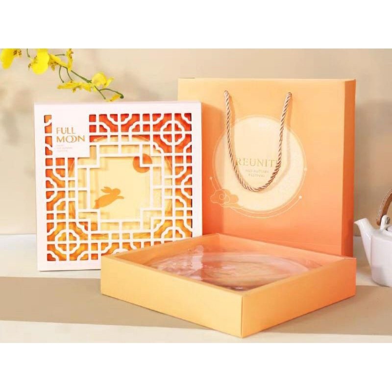 

Box Mooncake Premium Set Paperbag Kotak Box Kue Bulan Premium