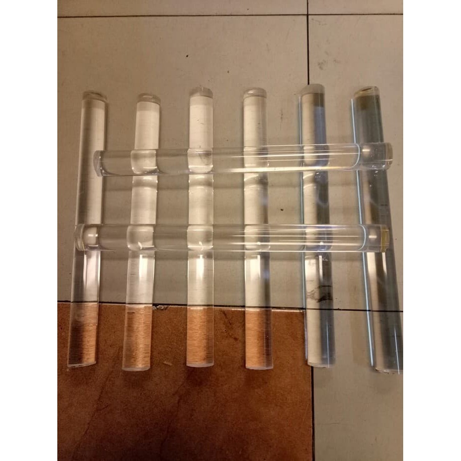 akrilik padat, akrilik batangan ukuran 25mm x 1 meter