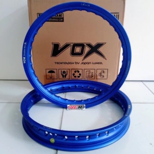 VELG VELK VELEG PELEG RING RIM 14X140 14X160 RING 14 X 140 160 WARNA BIRU ORIGINAL VOX BUKAN PSW TK 