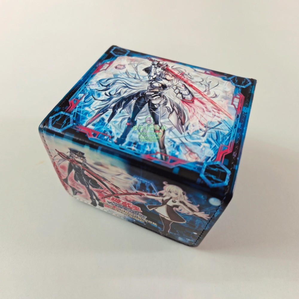 DIY Yu-Gi-Oh Card Box Self Made Sky Striker Ace Zero Flip Deck Case OCG Card Storage Box