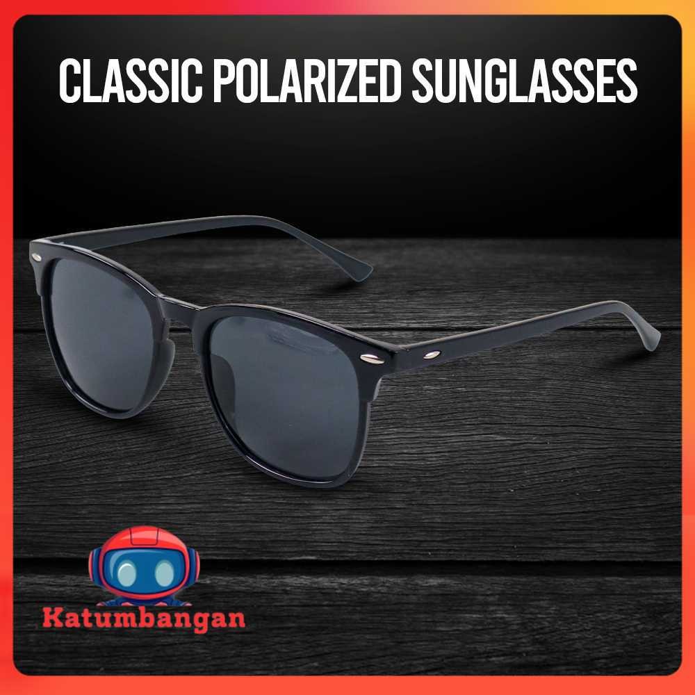 MERRYS Kacamata Frame Classic Polarized Sunglasses UV400 - 3323