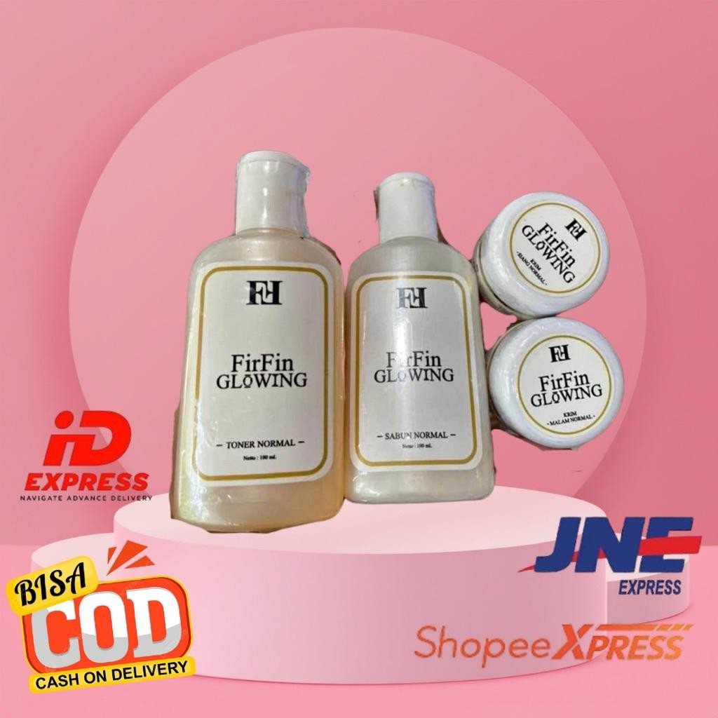 FIRFIN Perawatan Wajah Lengkap FIRFIN Original Toner Normal & Glowing Produk Asli BPOM