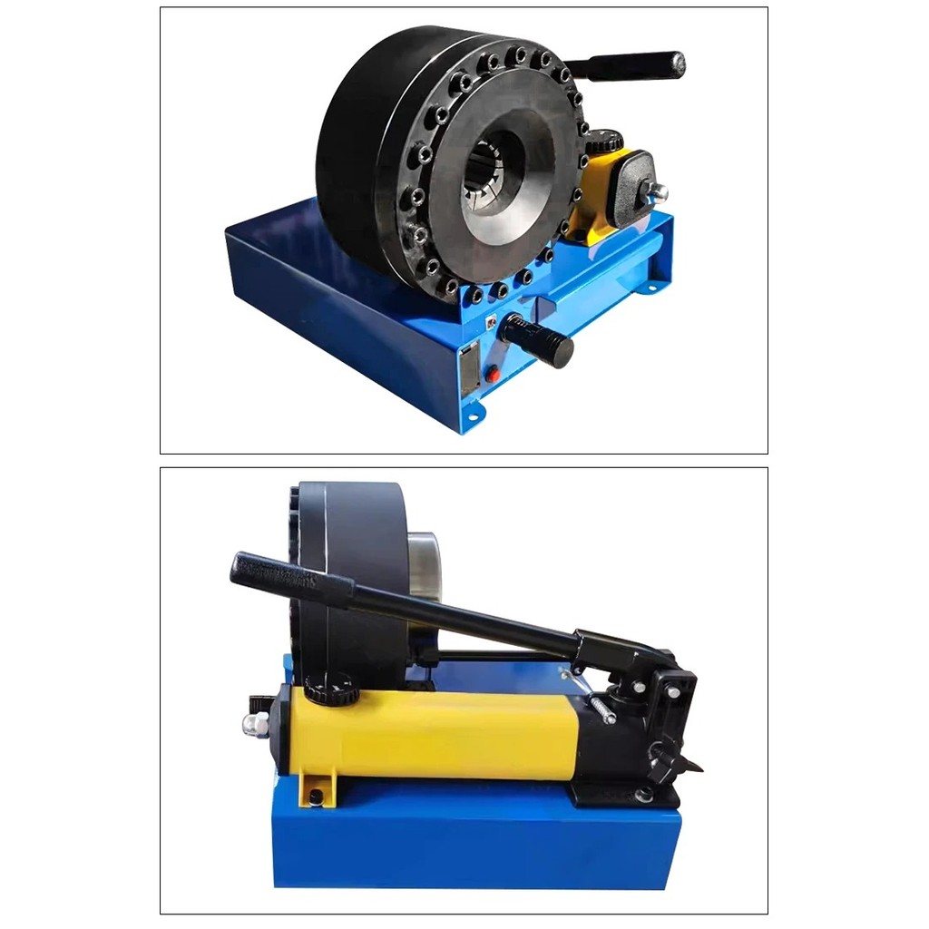 High Pressure Hydraulic Hose Crimper with 7 Sets of Dies Hose Crimping Handheld Hydraulic Hose Crimp