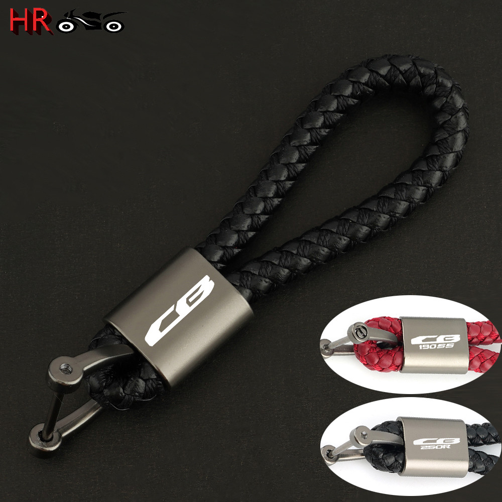 Motorcycle Keychain Keyring Key Chain For Honda CB125R CB150R CB190R CB190SS CB250R CB300R CB400X/F 
