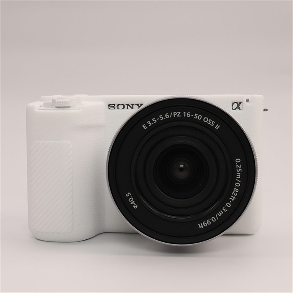 ZVE10II Liti Pattern Soft Silicone Rubber Armor Camera Body Case For Sony ZVE10 Mark II ZV-E10M2 ZVE