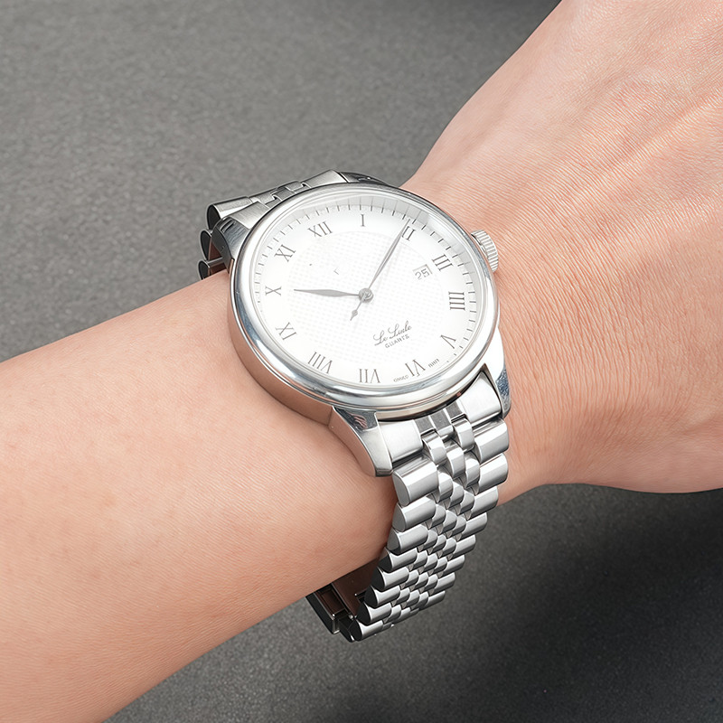 Substitute for Seiko No.5 SNXS73K1 Curved strap NXS75/SNX77 watch chain 19mm stainless steel solid m