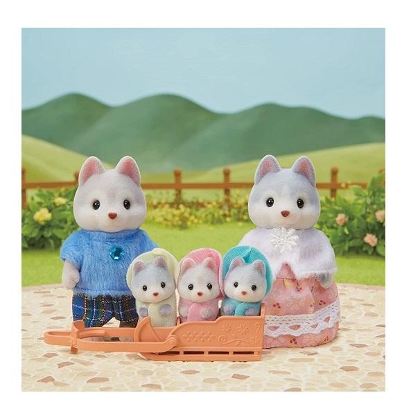 Mainan Koleksi Sylvanian Family Husky Family