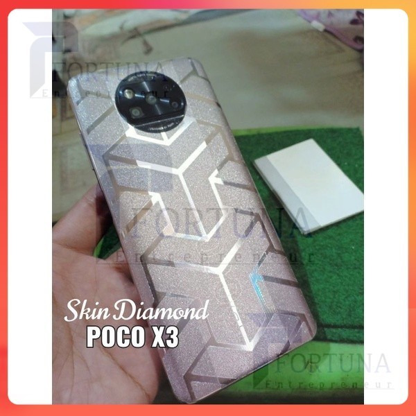 COD POCO X3 /X3 PRO, SKIN Garskin motif DIAMOND /Anti Jamur