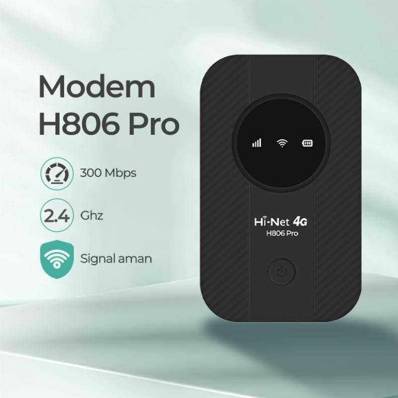 HiNet 2025 H806PRO Router mini router nirkabel 4G, WiFi portabel seluler, slot kartu sim modem MIFI