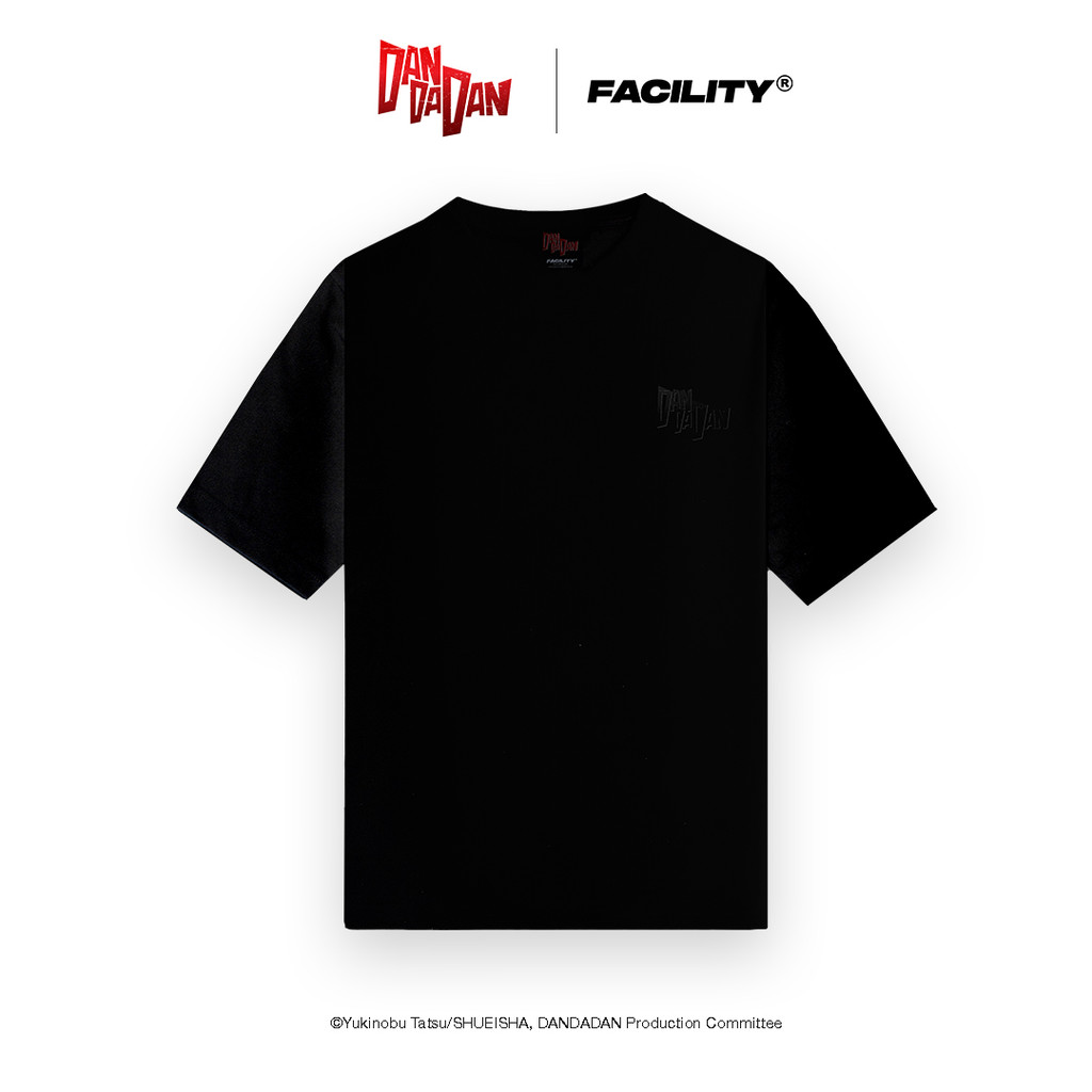 FACILITY Dandadan - DDD Poster Oversize Tee - Jet Black
