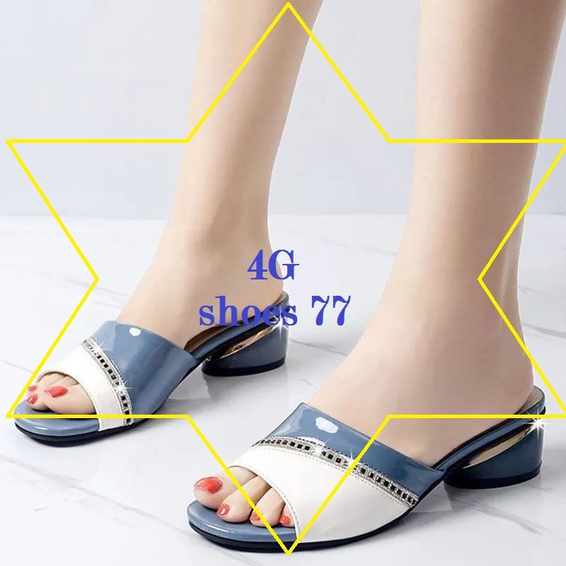 Sandal Heels Pesta Wanita Hak  tahu 3cm Kondangan Wisuda