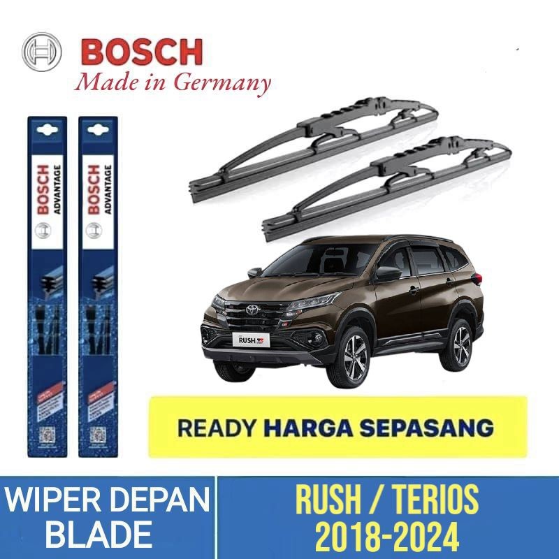 WIPER BLADE RUSH TERIOS 2018 - 2024 BOSCH ORIGINAL 22" 16"