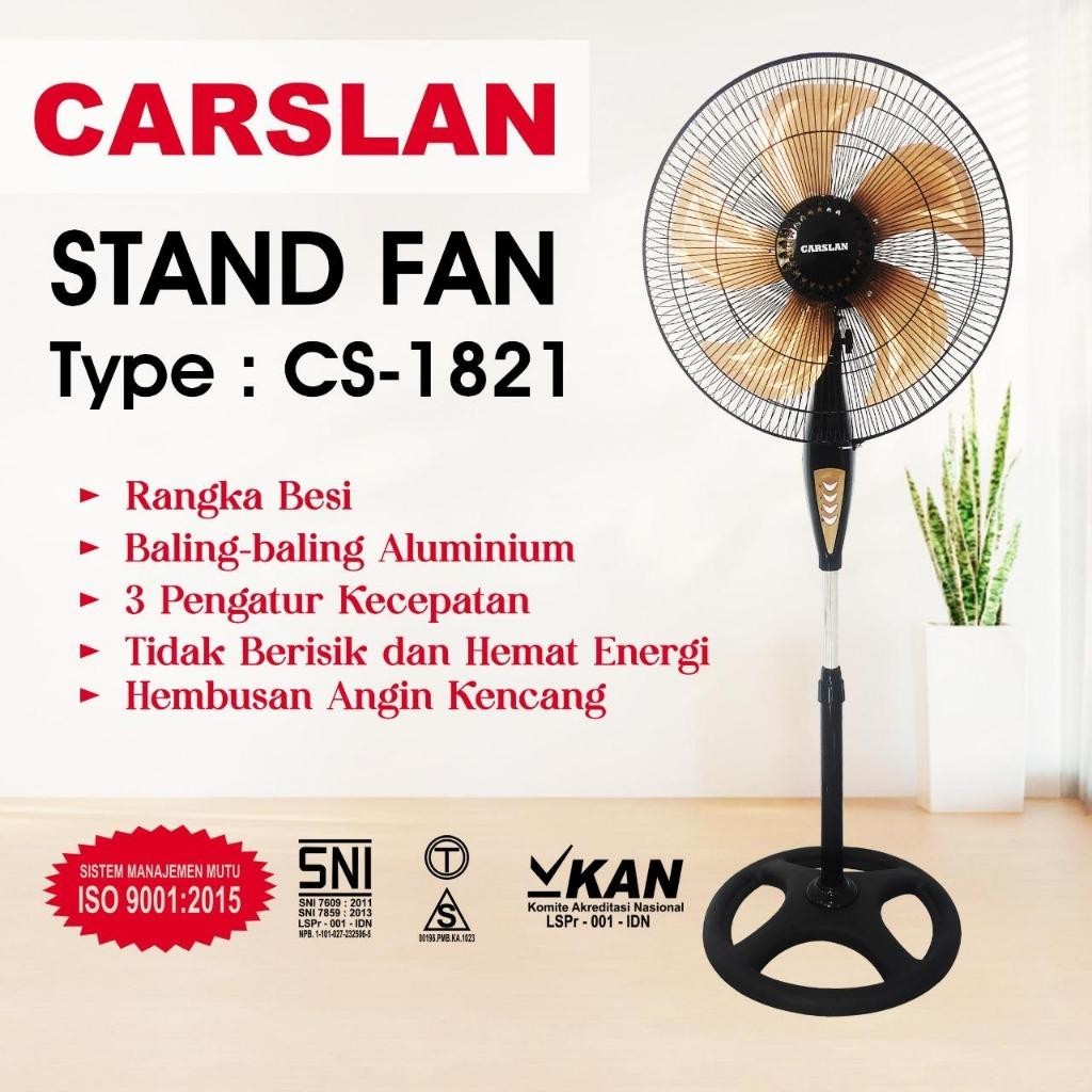 Kipas Angin Tornado Standfan/ Kipas Berdiri Tornado 18 inch Carslan CS-1821 Kip as