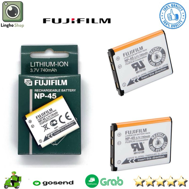 Fonelabz Baterai Fujifilm Np-45 For Charger Bc-45 Camera Fujifilm