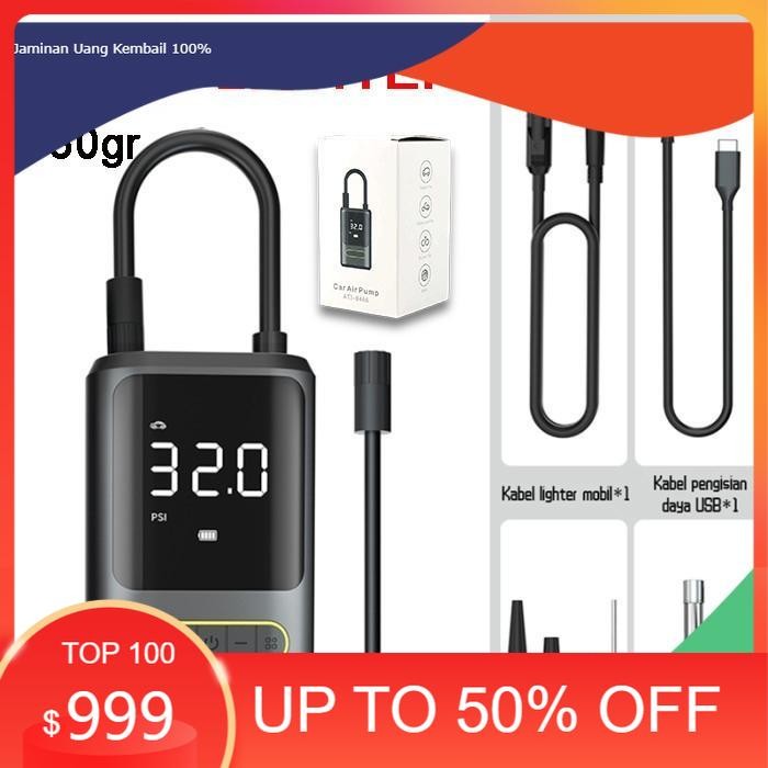 Pompa Ban Electric Air Pump Inflator Portable USB Lighter Pompa Ban Motor Pompa Sepeda Mobil Pompa A