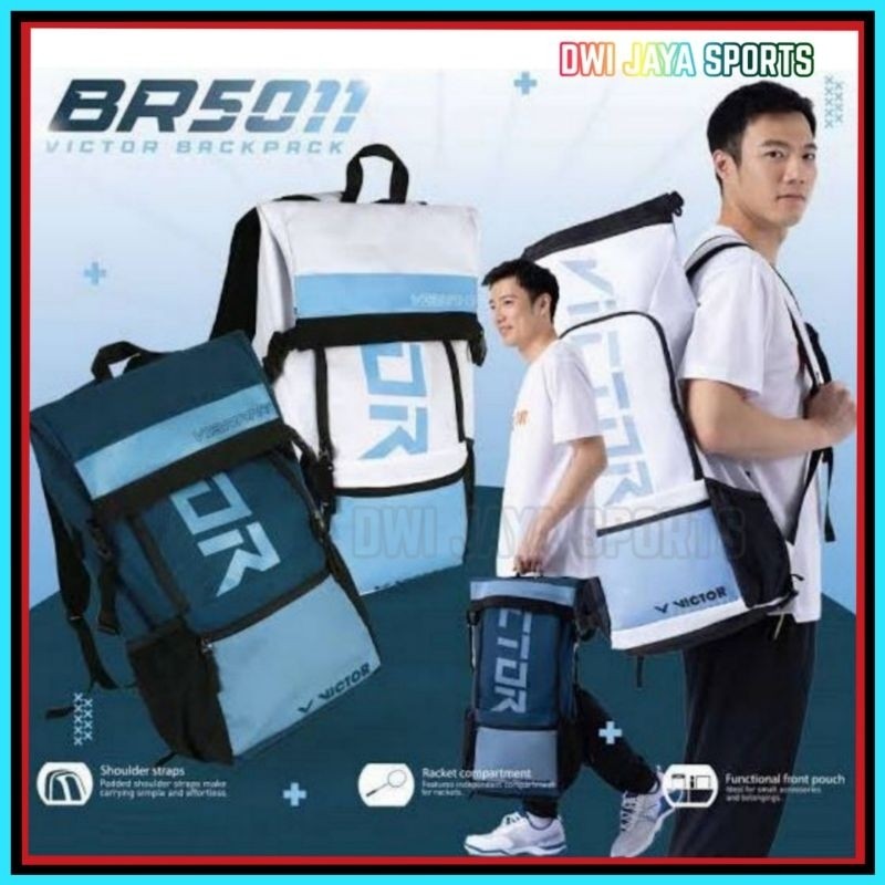 Victor BR5011 Badminton Backpack | Tas Raket Badminton Ransel