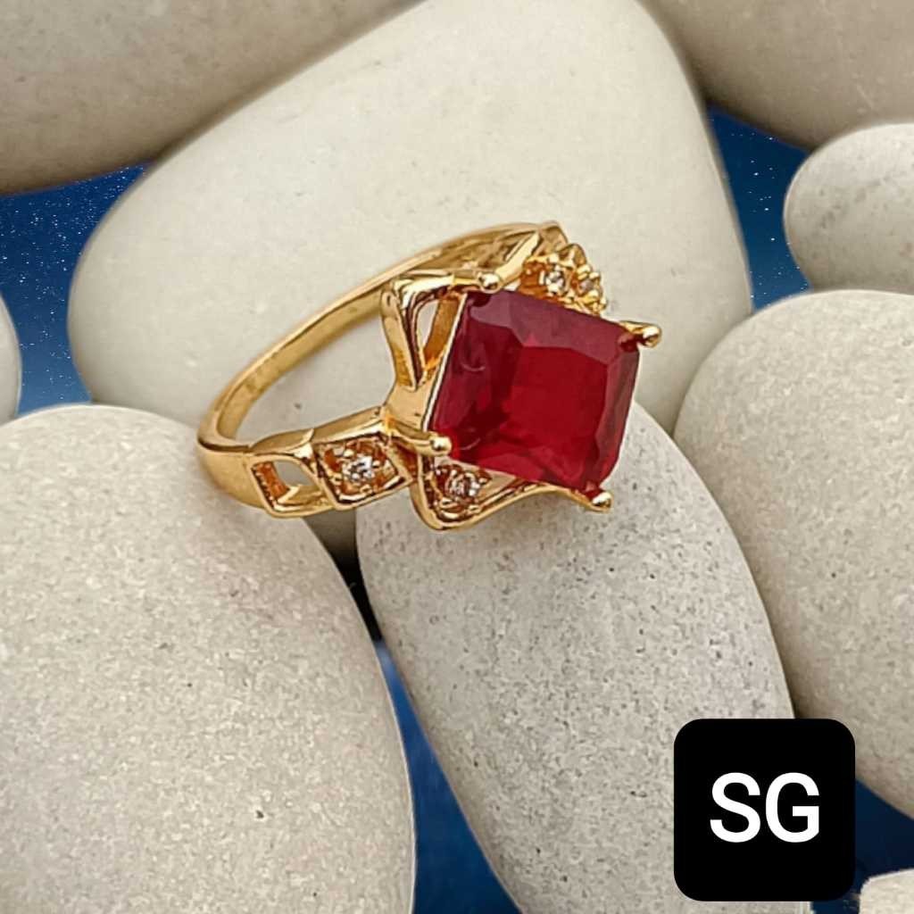 Cincin Model Batu Permata Wanita Terlaris Termurah