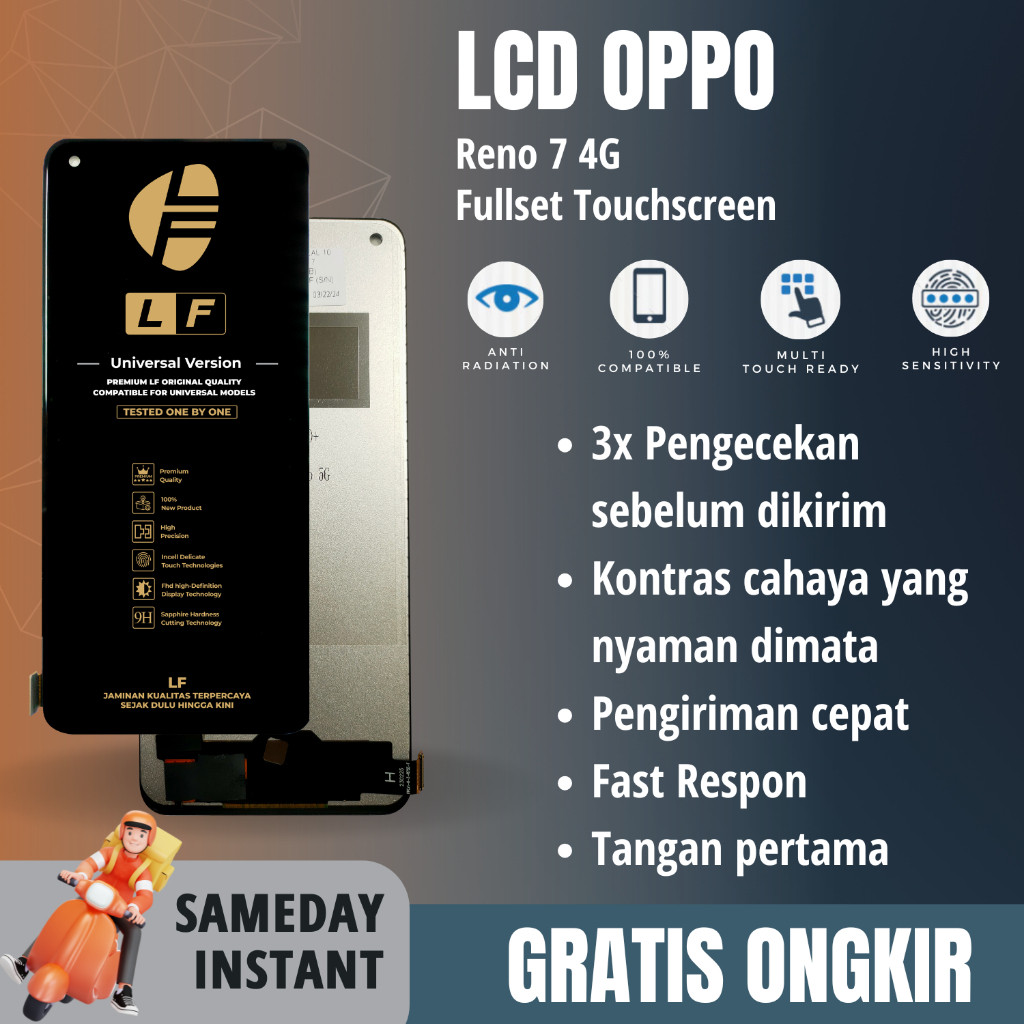 LCD Oppo Reno 7 4G Fullset Touchscreen