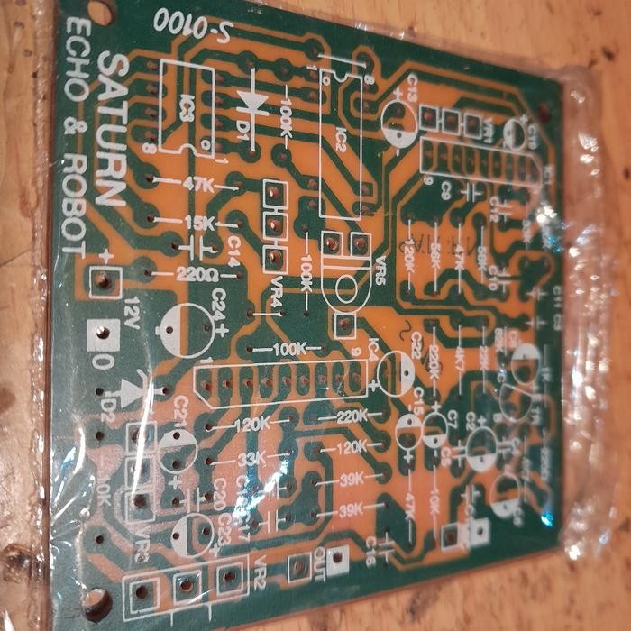 LEW99 PCB ECHO Robot Saturn MN3005 / MN3008 Repeater (Pembangkit Gema) jadul