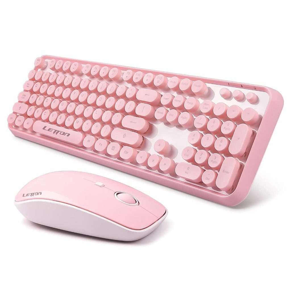 PC Aksesoris Keyboard Gaming + Mouse Gaming 2in1 Set G25 + CW905 Pink 1set