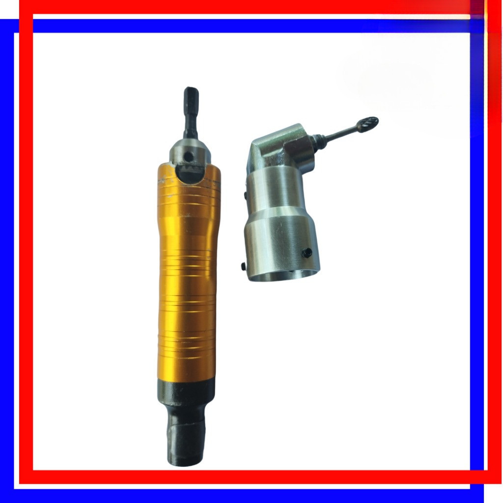 Handpiece Adaptor Cuner Tuner Bengkok Bor Foredom Kuning Id 28mm mudah dipakai