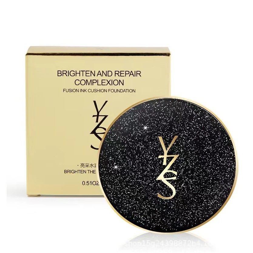 YZS BB Cream Air Cushion Brighten & Repair Complexion Foundation Waterproof Longlasting / Alas Bedak