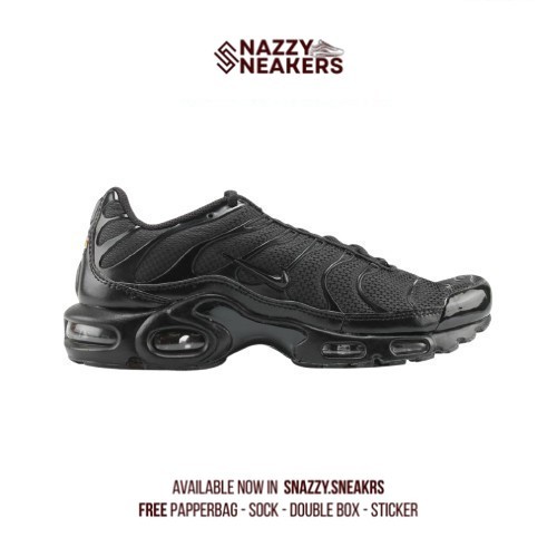 Sepatu Nike Air Max TN Triple Black Sneakers Original unisex