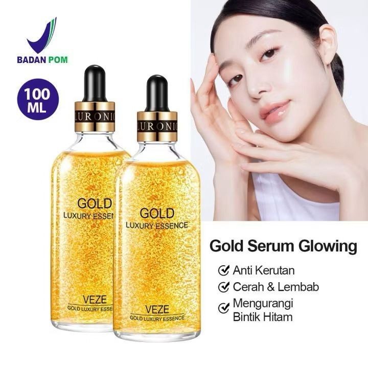(BPOM) Veze Gold Serum Anti Aging / Veze Serum Emas Wajah Glowing
