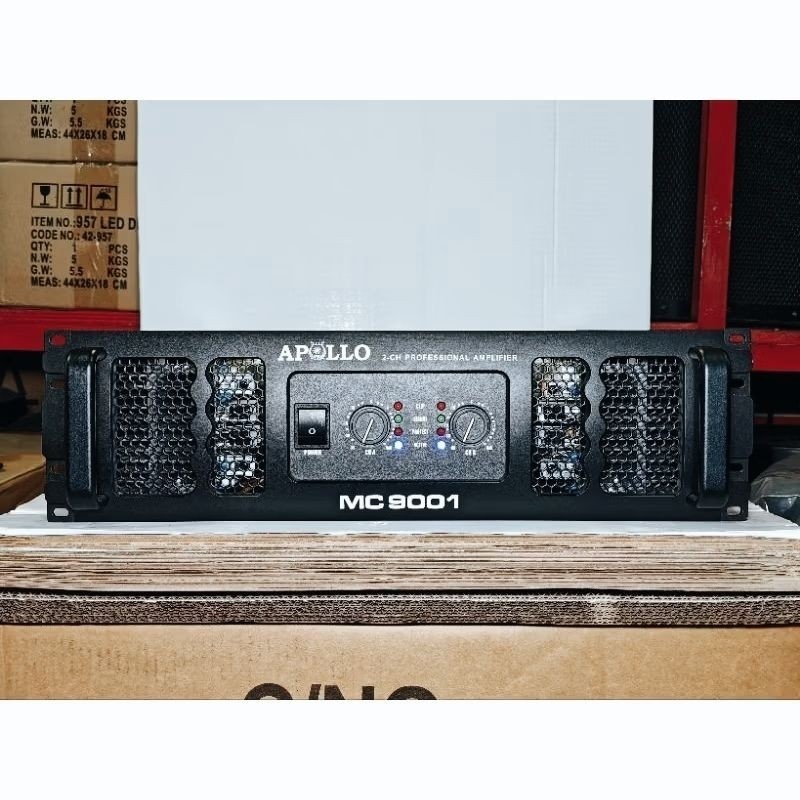 Power amplifier apollo mc 9001 class H 2 chanel