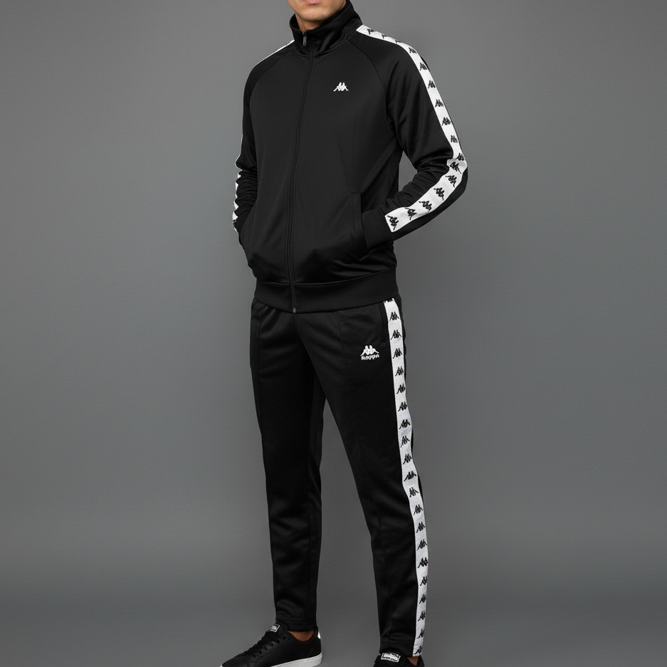 SET TRACKTOP & TRACKPANTS KAPPA SETELAN JAKET & CELANA PANJANG TRAINING PRIA WANITA CASUAL BRANDED