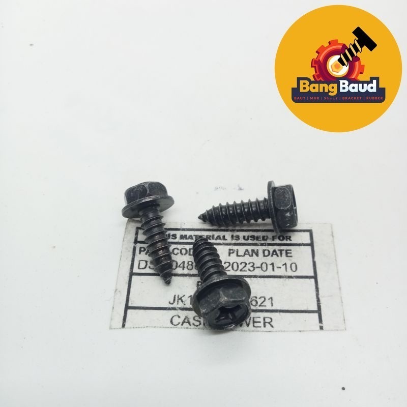 BAUT KASAR M6 kunci 10 dan obeng dobel exsa baut SCRW SKRUP