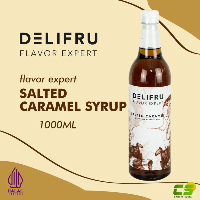 [MILIHO] Delifru Syrup/Sirup - Salted Caramel Syrup 1000 ml
