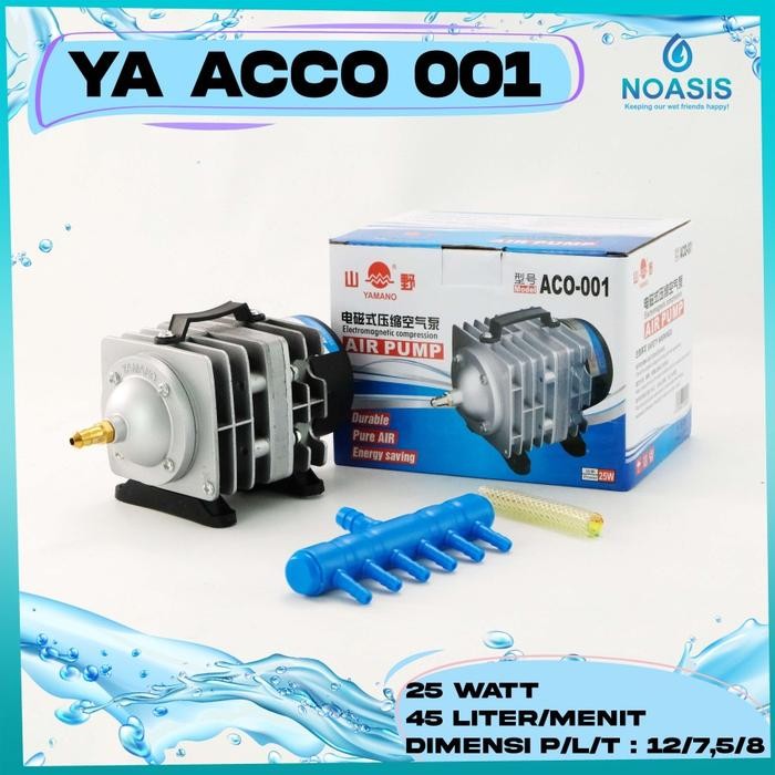 [wielson] POMPA UDARA YAMANO AERATOR ACO 001 ACO-001 BLOWER KOLAM HIDROPONIK - YAMANO-ACO001