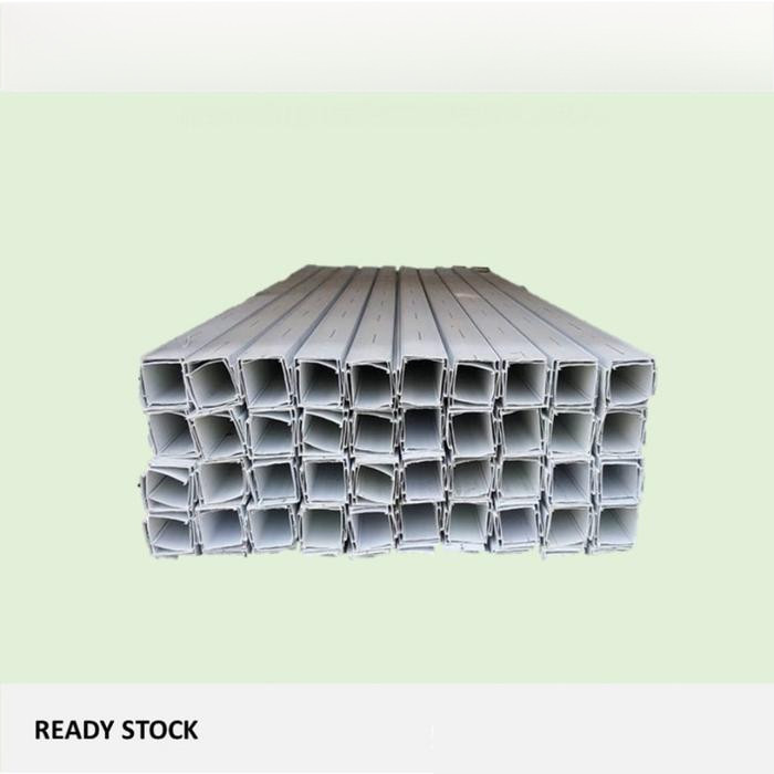 TALANG AIR TALANG PVC KOTAK 4 INCH WARNA PUTIH PANJANG 4 METER