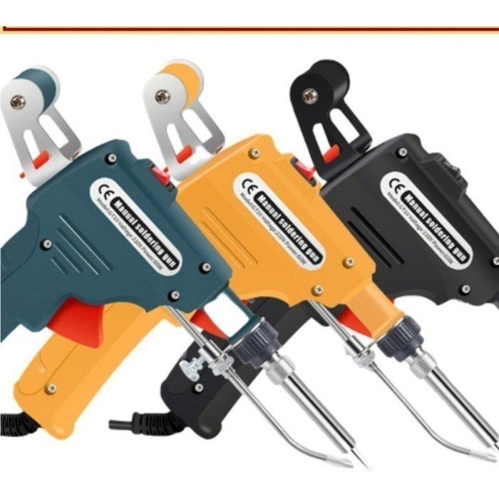 Solder listrik 60 watt dengan Gulungan Timah Otomatis    HZ