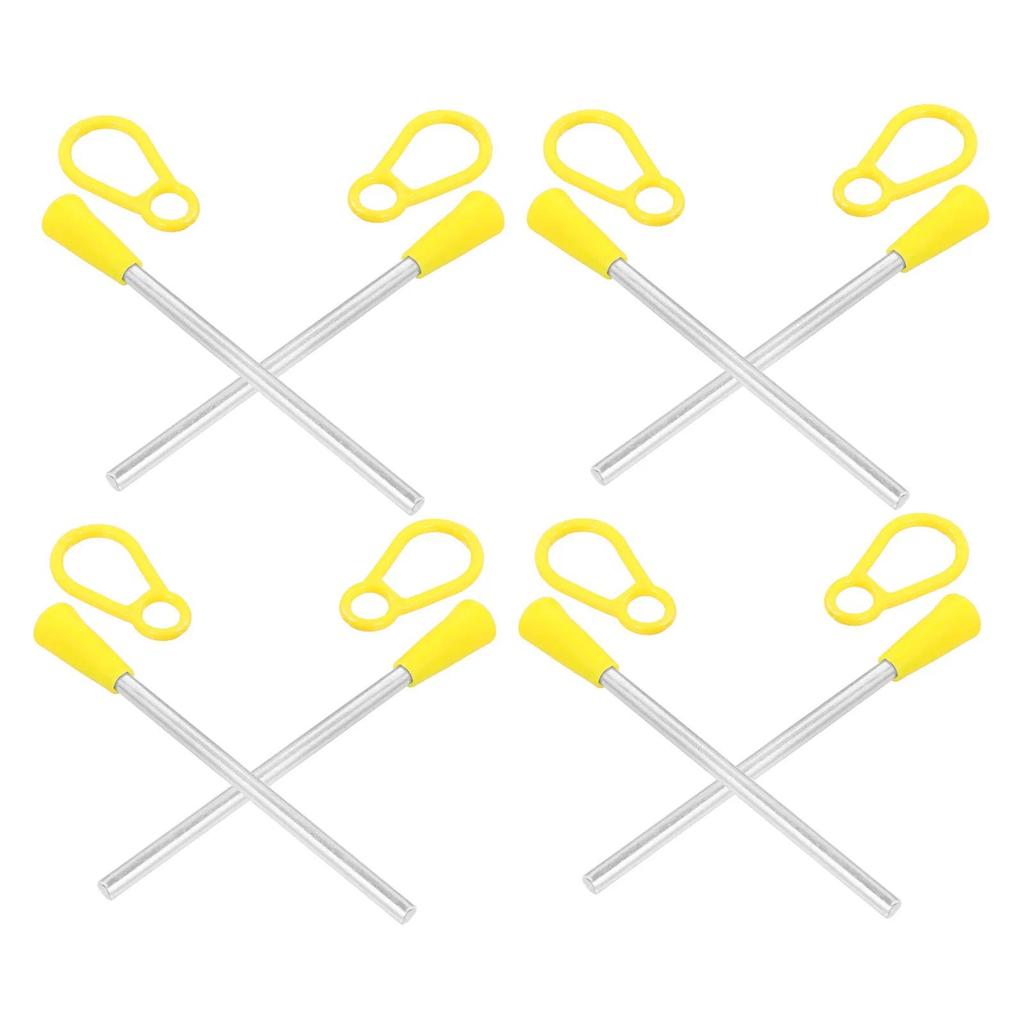 16Pcs Triangle Iron Sticks Percussion Mallets Triangle Musical Instrument Striker for Music Class Pe