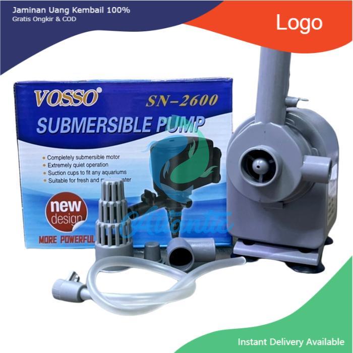VOSSO SN 4500 MESIN FILTER SIRKULASI AQUARIUM KOLAM AQUASCAPE